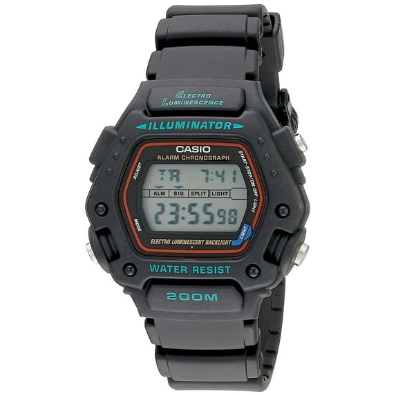 Casio Classic Digital Watch 100M Backlight w/Afterglow and Alarm