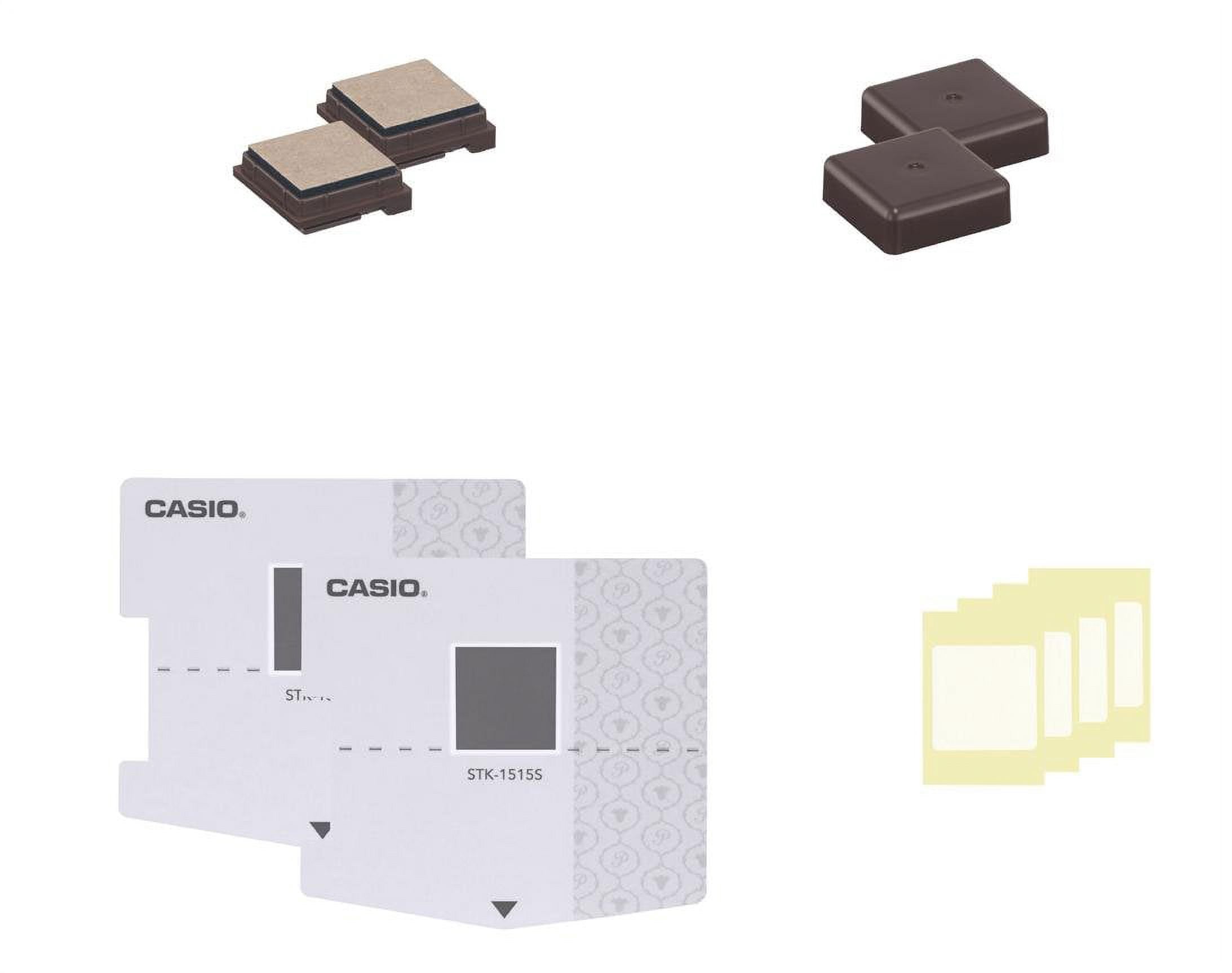Casio STK-1515 Label Writer Stamp Maker Kit - 0.6 X 0.6 Inch (15x15mm) Rubber Stamp