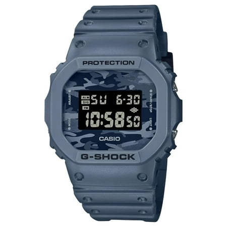 Casio DW5600CA-2 Men's G-Shock Blue Resin Strap Digital Watch