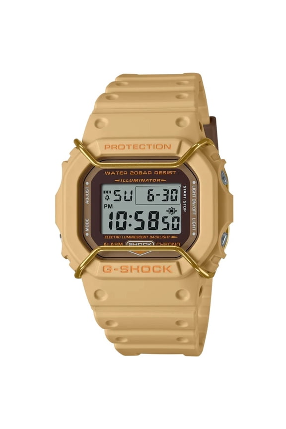 DW5600PT-5 Men's G-Shock Tan Resin Strap Digital Watch