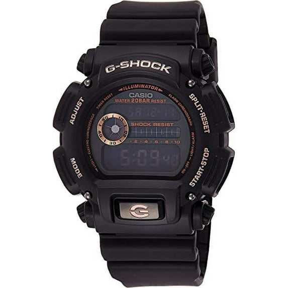 Casio DW9052GBX-1A4 G-Shock Chronograph Digital Men039;s Watch (Black/Pink)