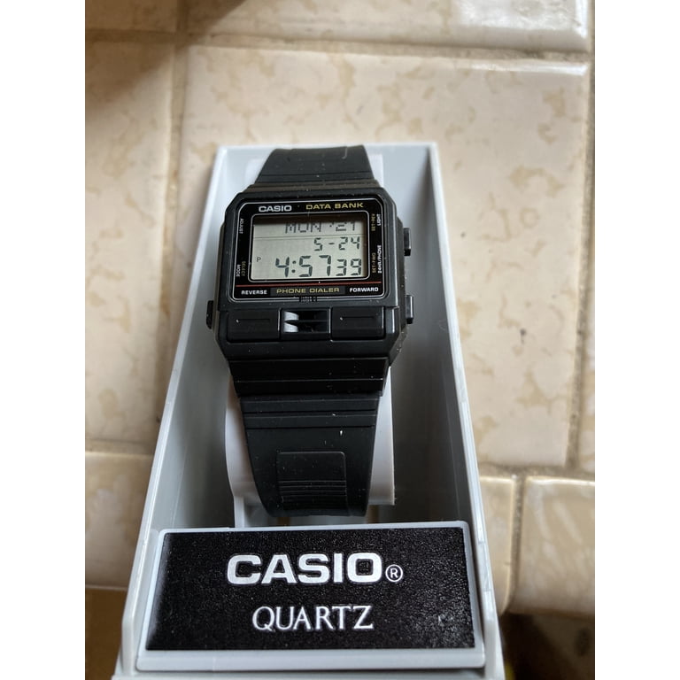 Casio Dba-80 Phone Dialer Super Light Watch Data Bank Black