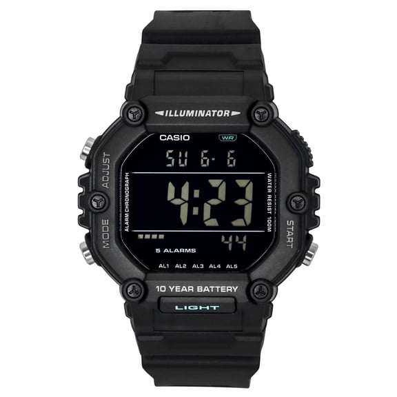 Casio Digital Extra Long Strap Quartz AE-1600HX-1BV 100M Unisex Watch