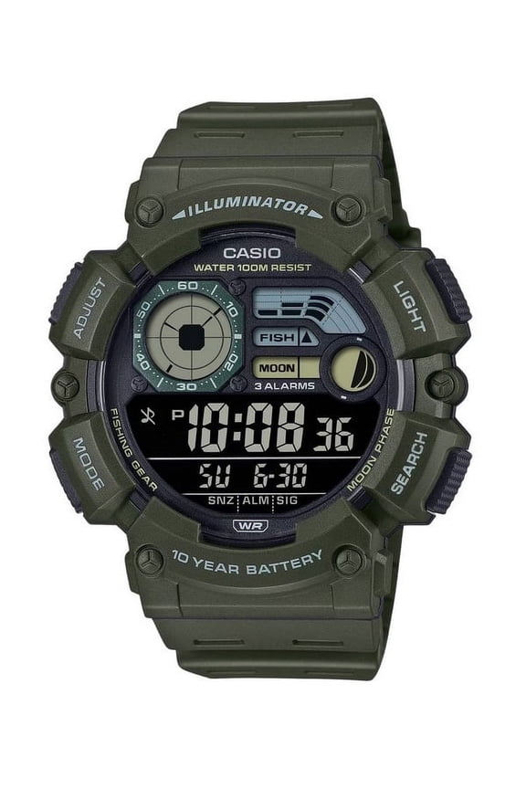 Digital Resin Strap Quartz WS-1500H-3BV 100M Men's Watch