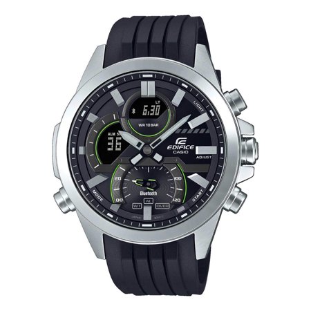 Casio ECB30P-1A Men's Edifice Black Ana-Digi Dial Bluetooth Watch