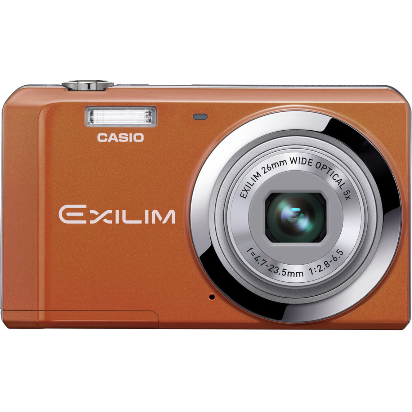 Casio EX-ZS5 Compact Camera, Orange -