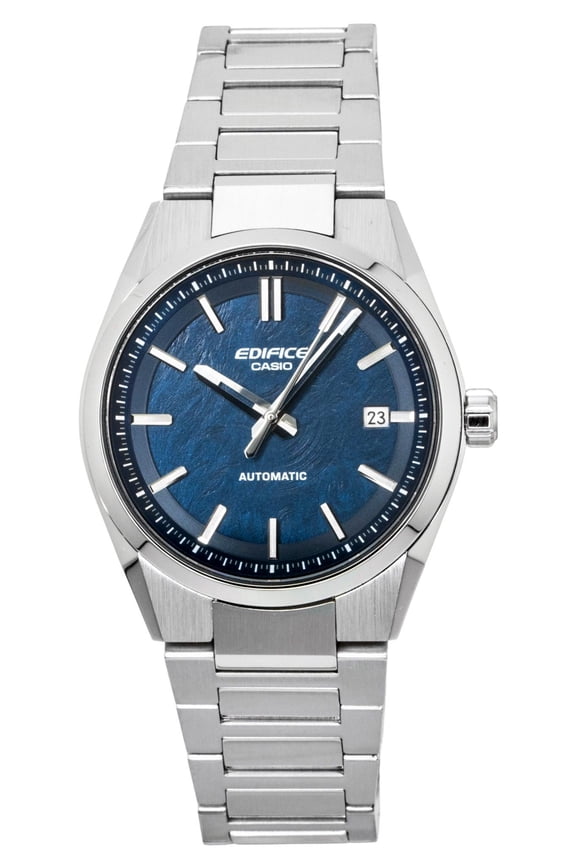 Edifice Analog Blue Dial Stainless Steel Automatic EFK-110D-2A 100M Men's Watch