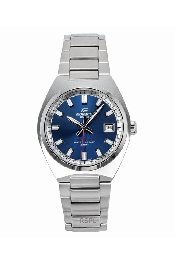 Edifice Analog Stainless Steel Blue Dial Quartz EFB-109D-2AV 100M Men's Watch