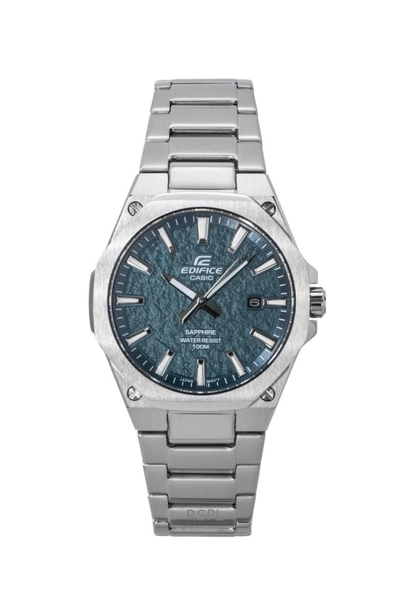 Edifice Analog Stainless Steel Green Dial Quartz EFR-S108DE-3AV 100M Men's Watch