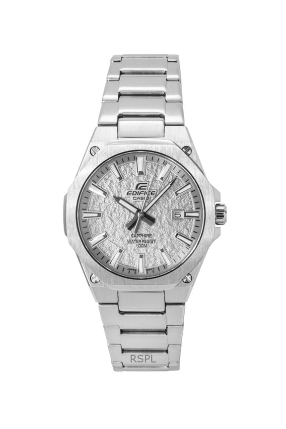 Edifice Analog Stainless Steel Silver Dial Quartz EFR-S108DE-8AV 100M Men's Watch
