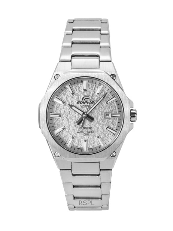 Edifice Analog Stainless Steel Silver Dial Quartz EFR-S108DE-8AV 100M Men's Watch