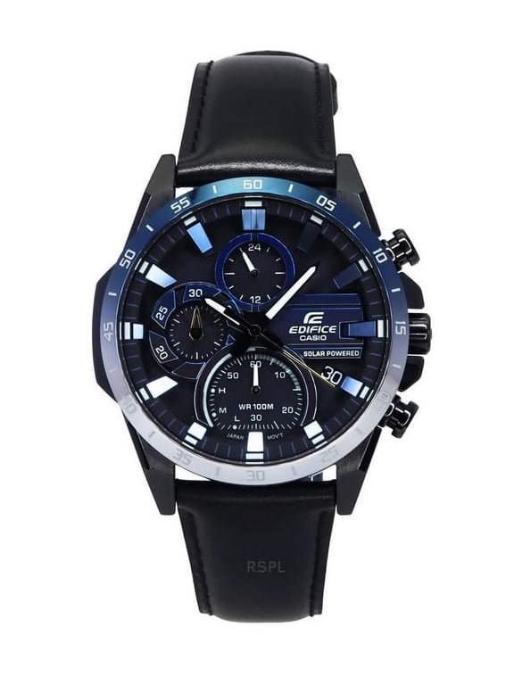 Edifice Nighttime Drive Series Analog Chronograph Black Dial Solar EQS-940NL-1A 100M Men's Watch