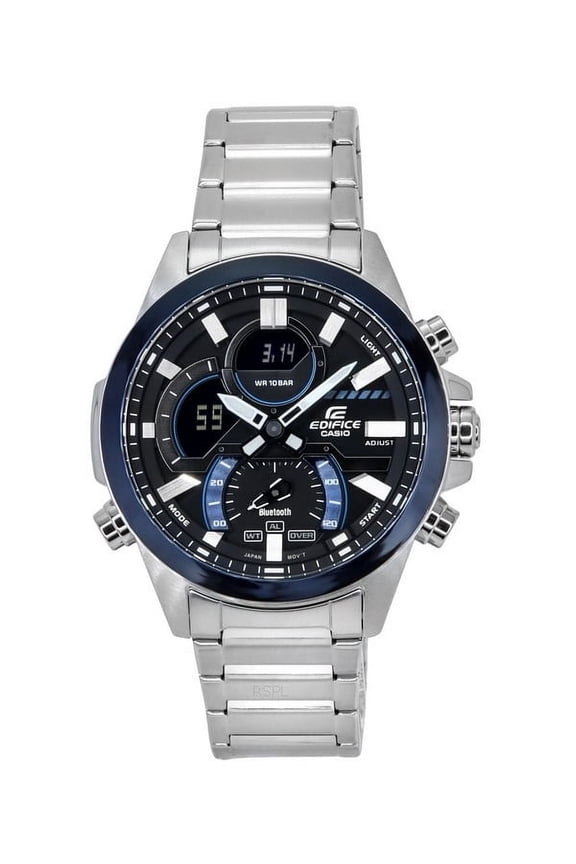 Edifice Smartphone Link Analog Digital Grey Dial Quartz ECB-30DB-1A 100M Men's Watch