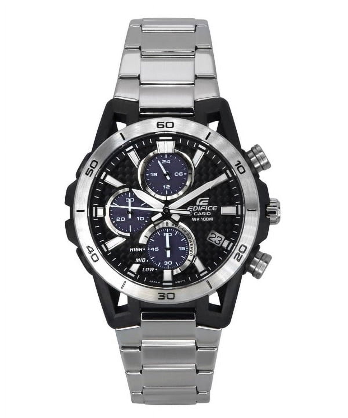 Casio Edifice Sospensione Analog Chronograph Stainless Steel Grey Dial Solar Powered EQS-960D-1AV 100M Men's Watch