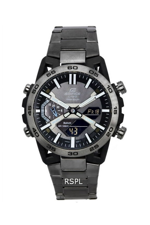 Edifice Sospensione Analog Digital Solar ECB-2000DC-1A ECB2000DC-1 100m Men's Watch