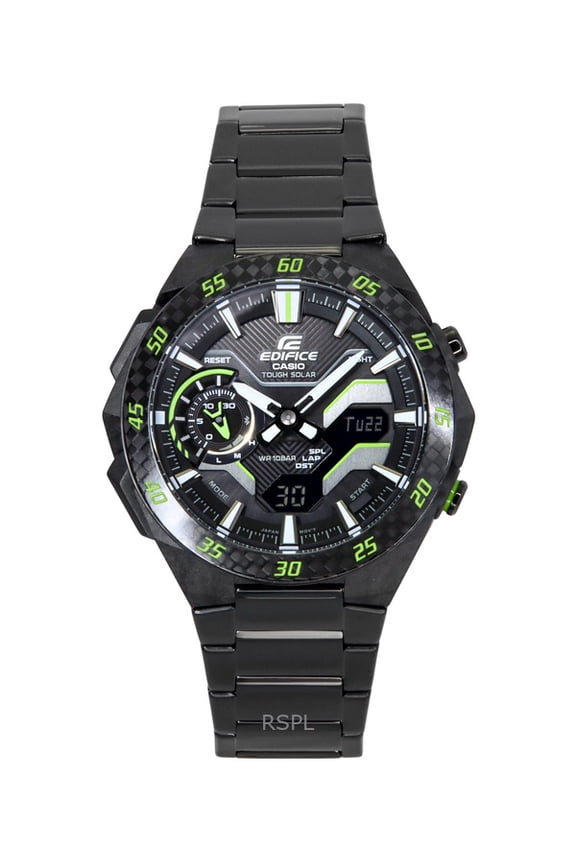 Edifice Windflow Analog Digital Smartphone Link Black Dial Tough Solar ECB-2200RC-1A3 100M Men's Watch