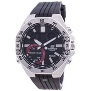 Casio Edifice 5.1 cm Mens Stainless Steel Sport Wristwatch, Black, ECB-10P-1A