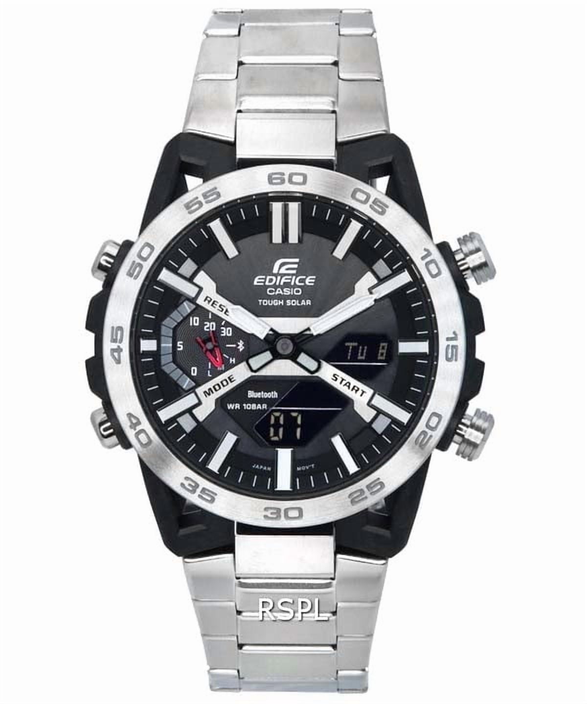 Casio Edifice by Casio Men's 12 mm Link Carbon Fiber Wristwatch