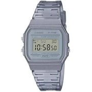 Casio F-91WS-8 Youth Quartz Unisex Digital Watch, Clear Gray