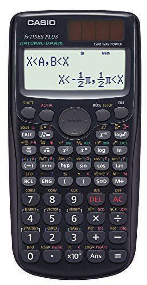  FX-115ESPLUS Casio FX115ESPLUS Scientific Calculator Black  1-Pack 1 : Calculadora Cientifica Casio : Office Products