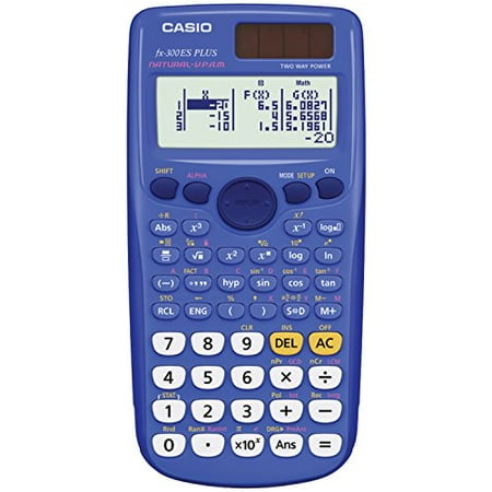 Casio FX-300ESPLUS-BU Fraction and Scientific Calculator, Blue