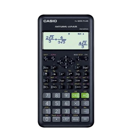 Casio FX-82ES Plus 2nd Edition Non-Programmable Scientific Calculator, Black