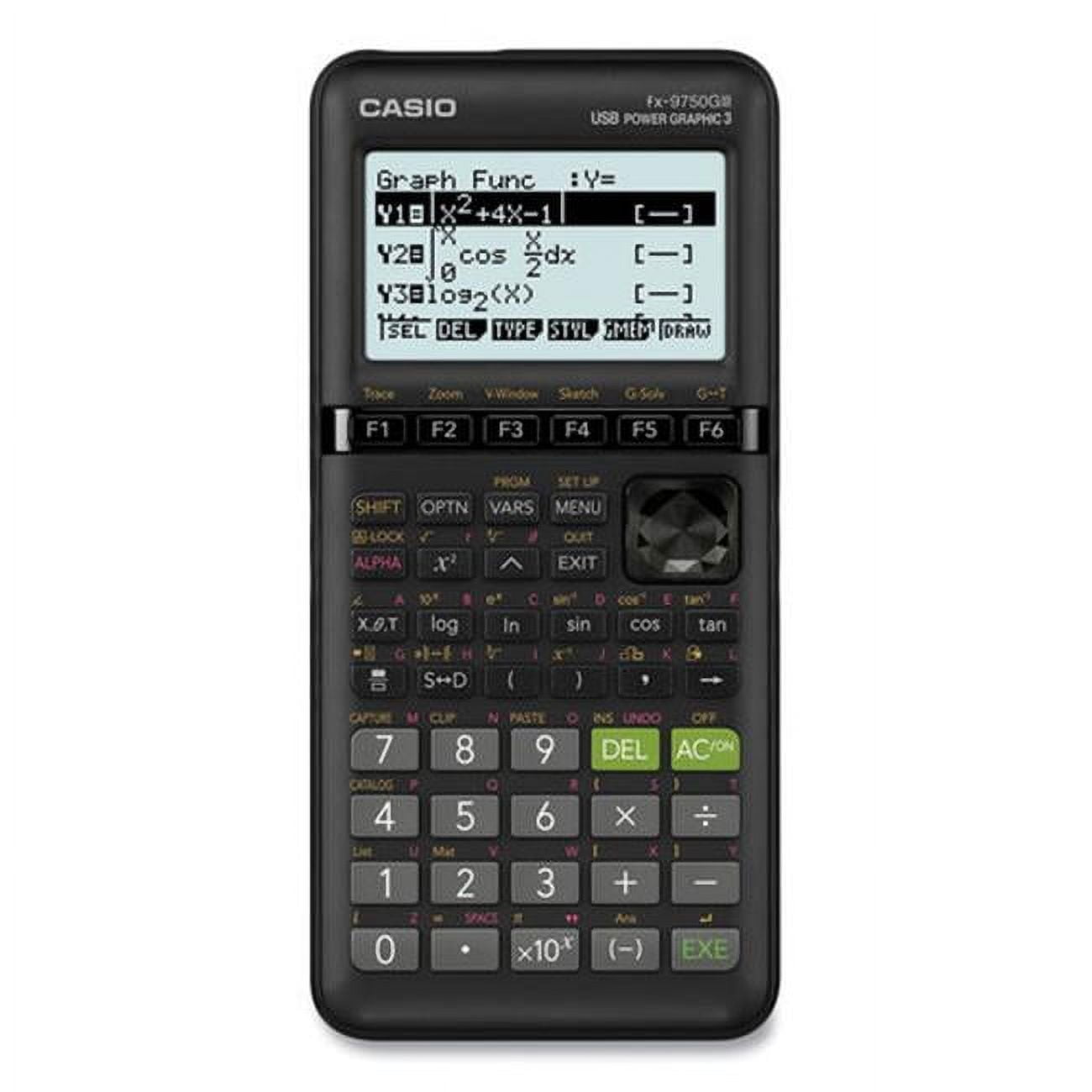 Casio FX 9750GIII Power Scientific 3rd Edition Graphing Calculator 21 Digit LCD Black Walmart