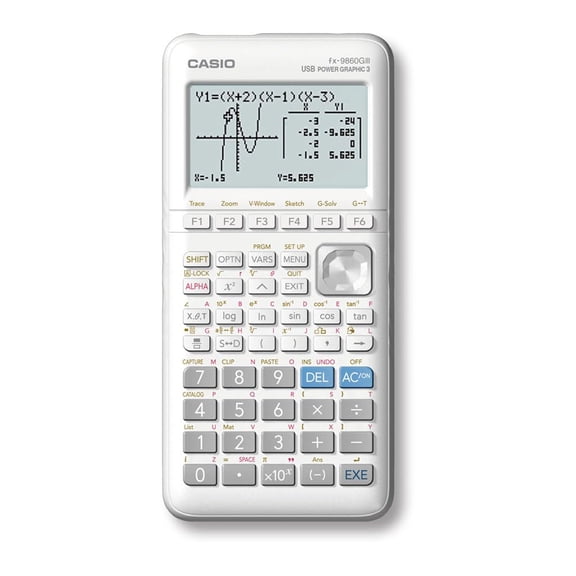 Casio FX-9860GIII Graphing Calculator with Python, 2900 Functions and PC Interface via USB