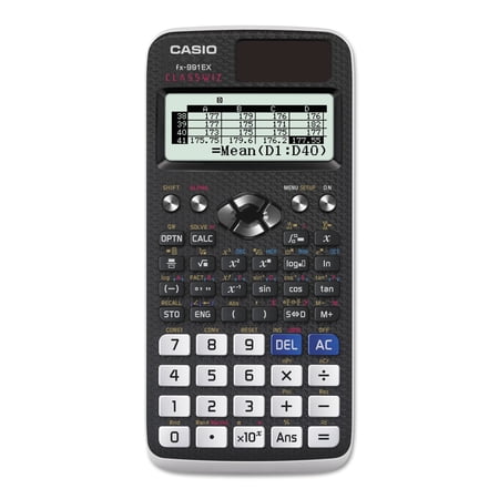 Casio FX-991EX Advanced Scientific Calculator, High Resolution Screen, Black