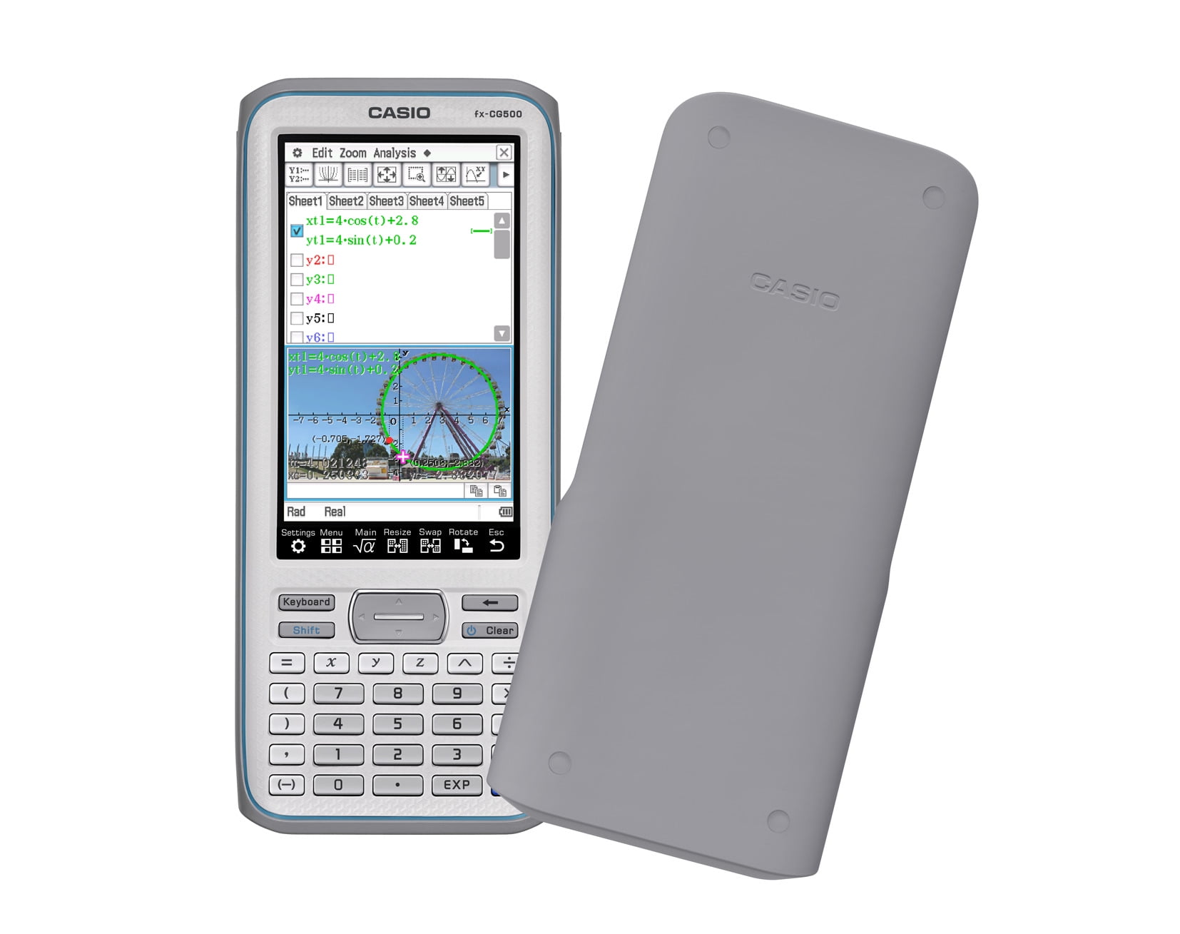 Casio Graphing Calculator Prizm FX-CG50, High-Resolution Display