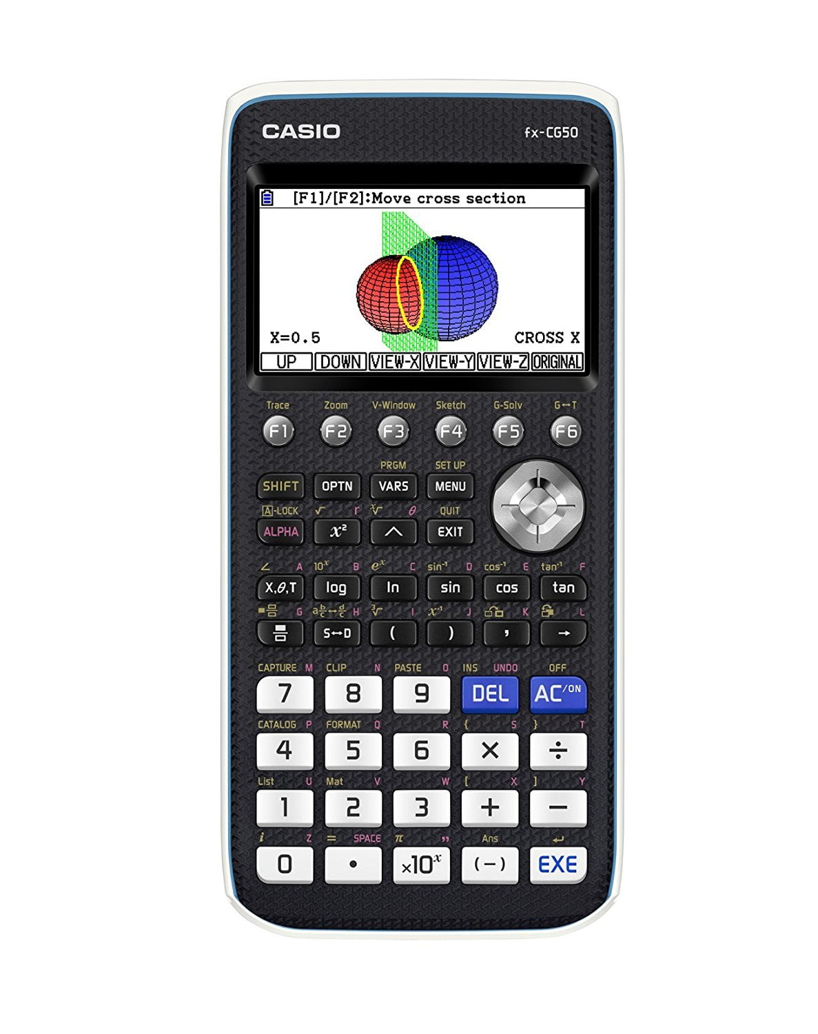 Casio FX-CG50 High Resolution Color Graphing Calculator, Black