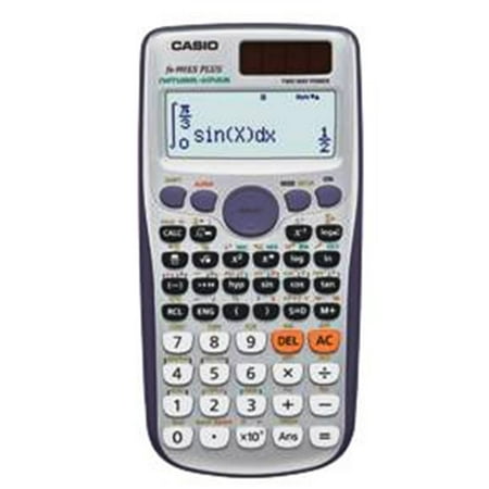 Casio FX115ESPLUS Scientific Calculator, Natural Textbook Display, Silver