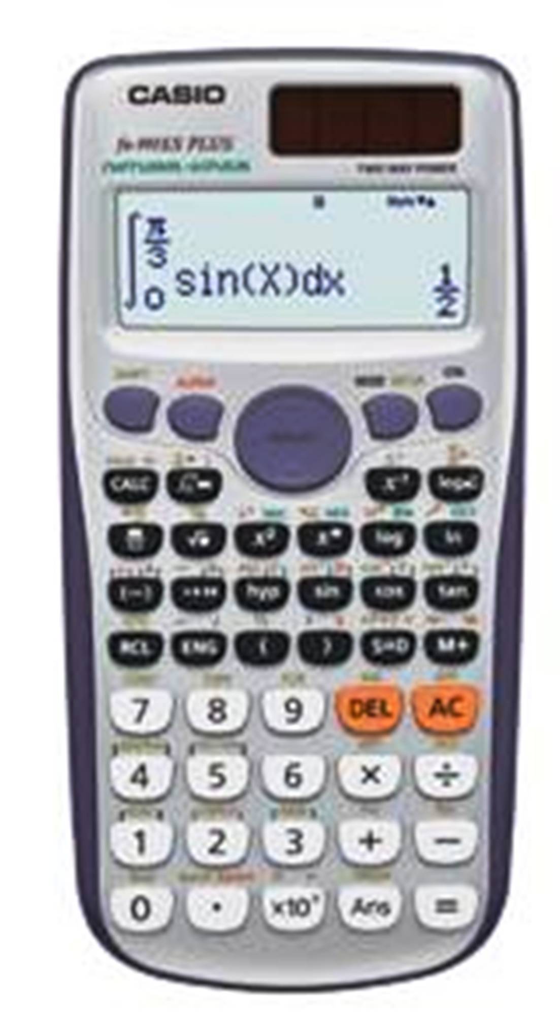 Casio FX115ESPLUS Scientific Calculator, Natural Textbook Display, Silver - image 1 of 6