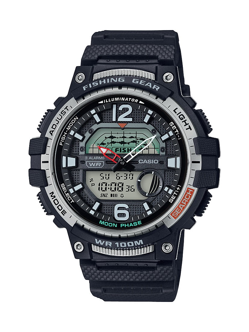 Casio Black, Grey Fishing Watch Men's WSC1250H-1AV