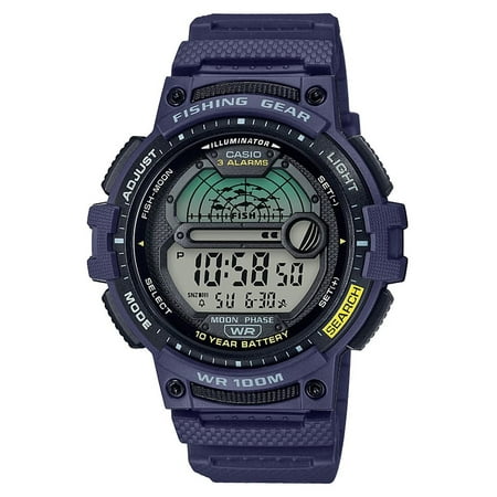 Casio Fishing Timer and Moon Graph Watch, Blue