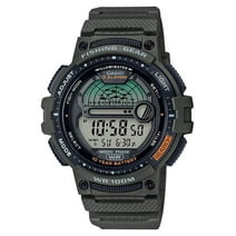 Casio Fishing Timer and Moon Graph Watch, Green