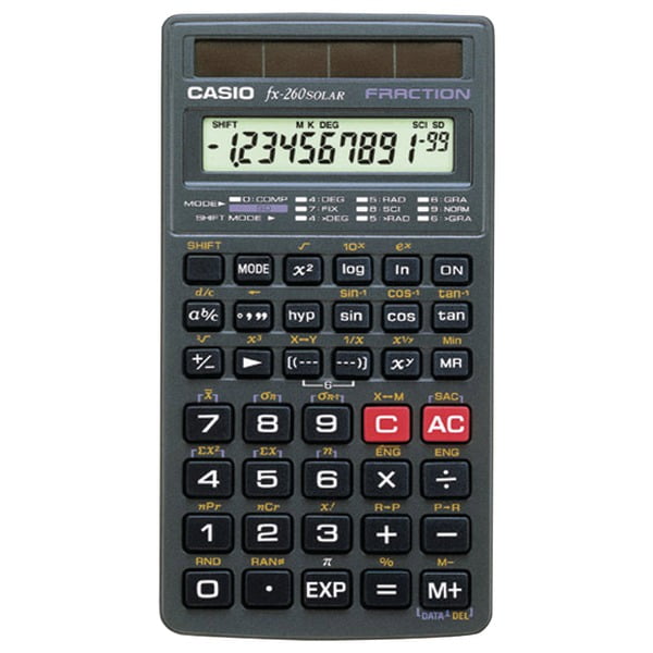 Casio Fx260 Scientific Calculator, Black - Walmart.com