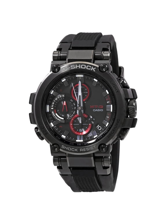 G-Shock MT-G Analog Smartphone Link Resin Strap Black Dial Solar MTG-B1000B-1A 200M Men's Watch