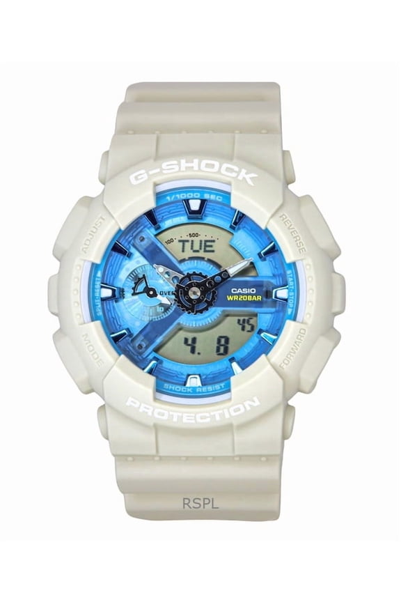 G-Shock Analog Digital Bio-Based Resin Blue Dial Quartz GA-110AS-5A 200M Men's Watch