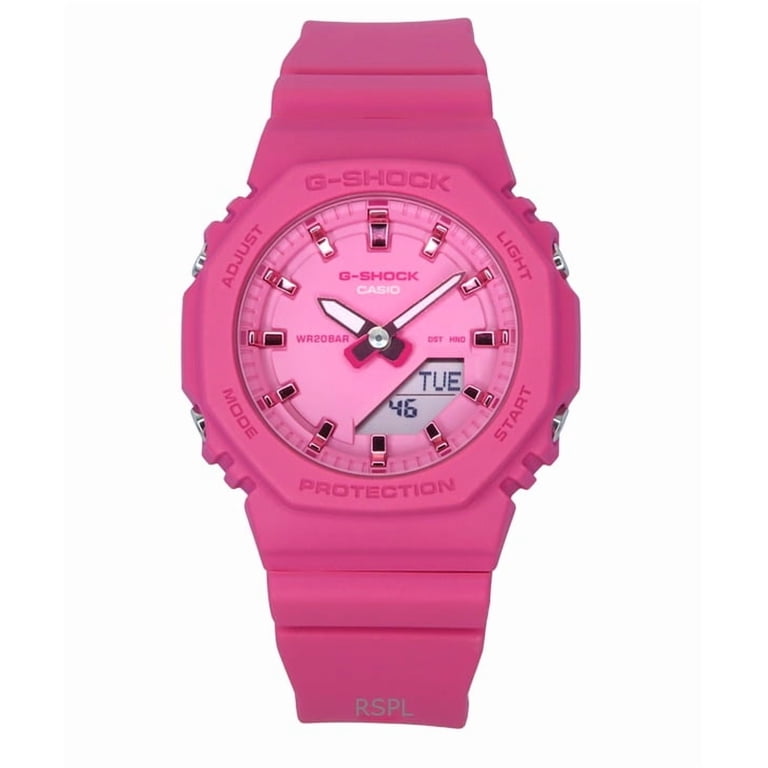 Casio G-Shock Analog Digital Bio-Based Resin Pink Dial Quartz GMA
