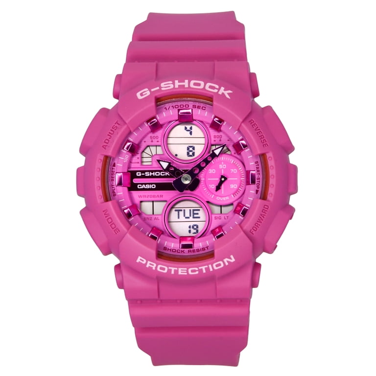 Casio, Women's G-Shock Watch, GMA-S140PP-4A, Pink Dial 200M Water