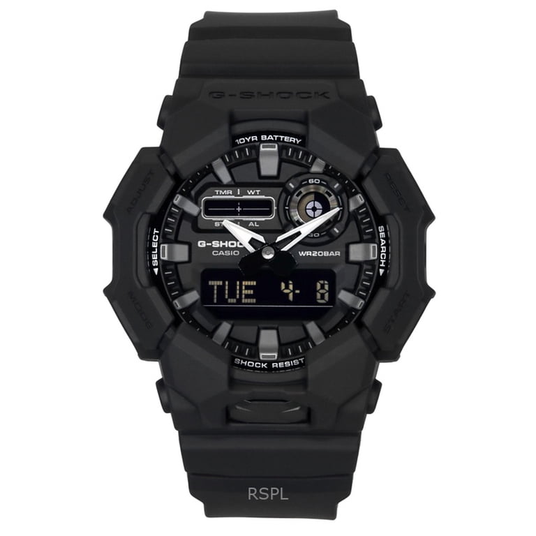 Resin Wrist Watch - Quartz Analog-Digital, Water Resistant 200m, Shock & Casio G Shock Analog Digital Bio Based Resin Strap Dial  main image 4