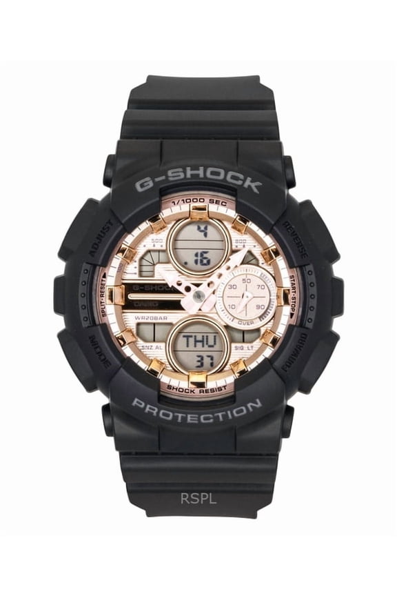 G-Shock Analog Digital Bio-Based Resin Rose Gold Dial Quartz GMA-S140PG-1A 200M Women's Watch