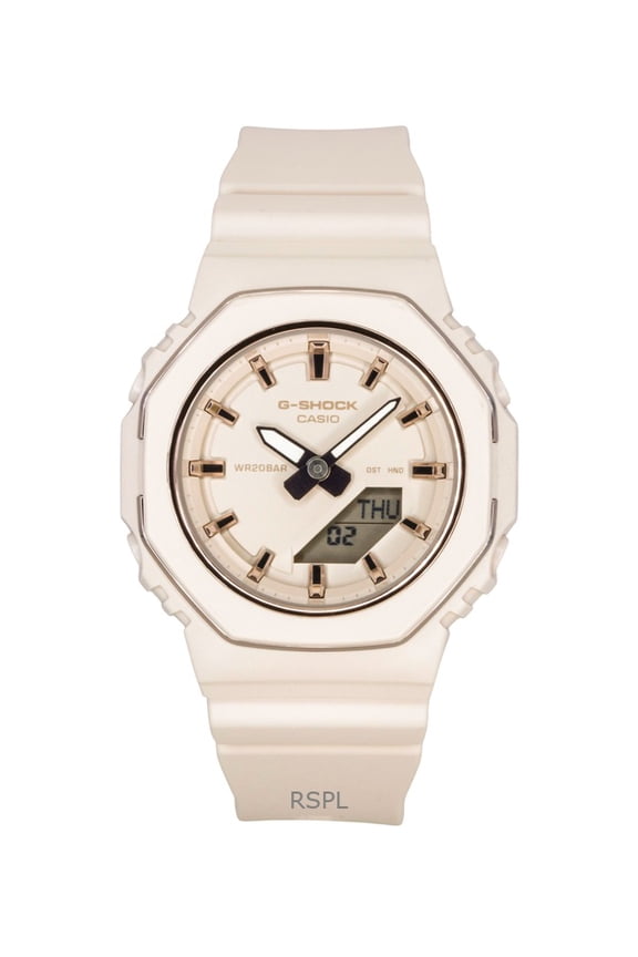 G-Shock Analog Digital Bio-Based Resin Strap Beige Dial Quartz GMA-P2110-4A 200M Women's Watch