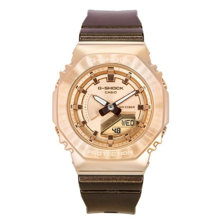 Casio G-Shock Analog Digital Bio-Based Resin Strap Rose Gold Dial
