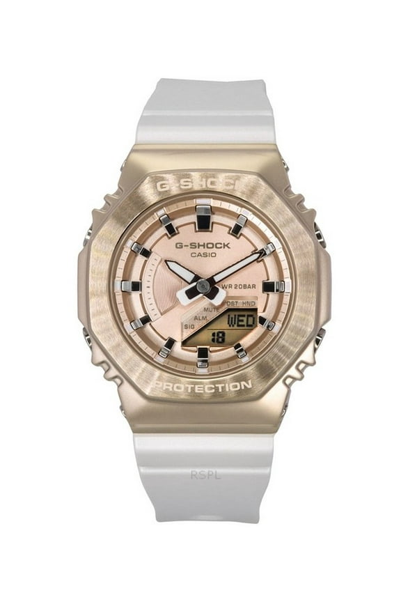 G-Shock Analog Digital Bio-Based Resin Strap Rose Gold Dial Quartz GM-S2100CW-7A 200M Women's Watch