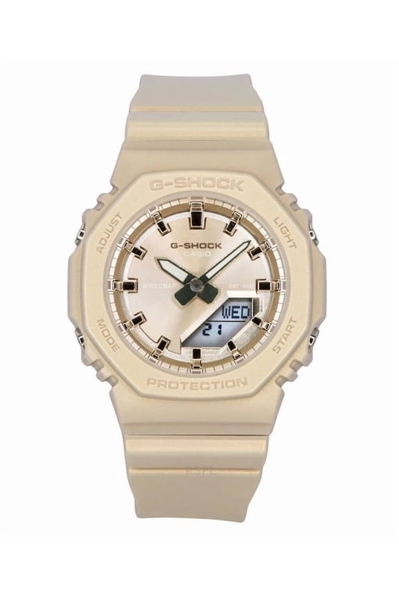 G-Shock Analog Digital Bio-Based Resin Strap Rose Gold Dial Quartz GMA-P2100ST-9A 200M Women's Watch