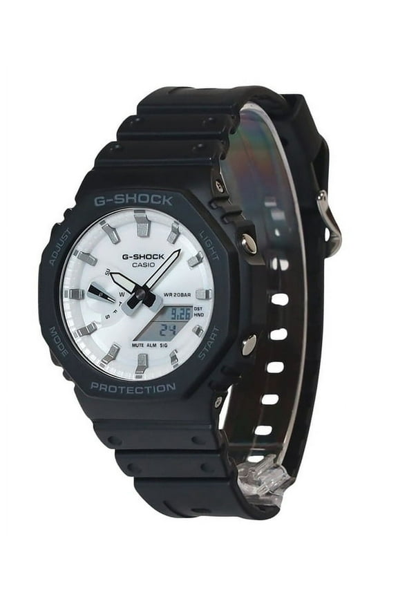 G-Shock Analog Digital Bio-Based Resin Strap White Dial Quartz GA-2100WD-1A 200M Men's Watch