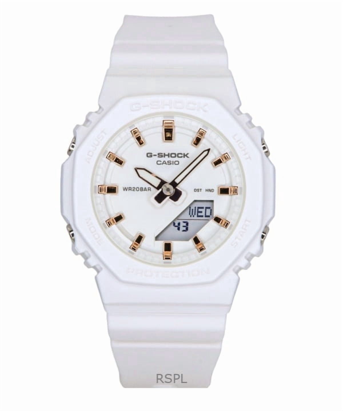 Casio G-Shock Analog Digital Bio-Based Resin Strap White Dial