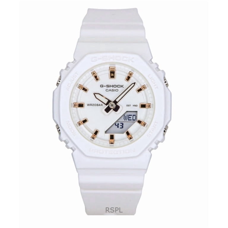 Casio G-Shock Analog Digital Bio-Based Resin Strap White Dial